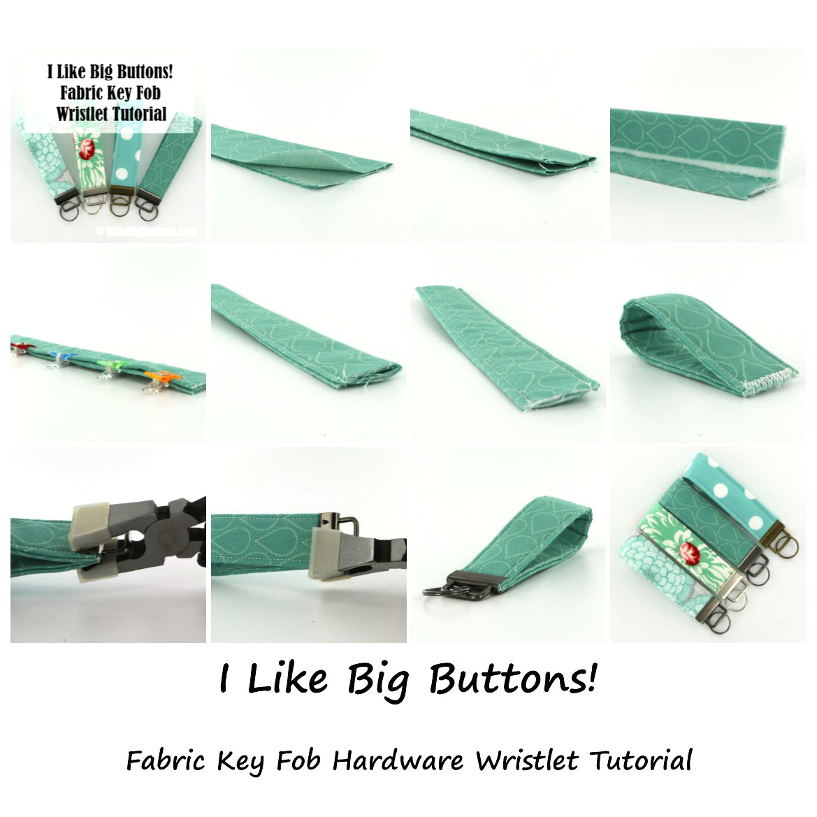 DIY - SMALL - Size 36 Cover Button Paper Clips KIT - Makes 10 – I Like Big  Buttons!